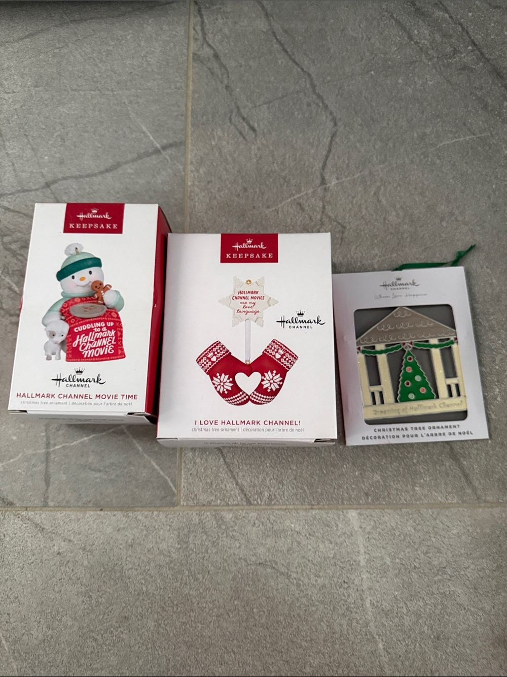 Hallmark Holiday Ornament Set - Red, White & Green Accents